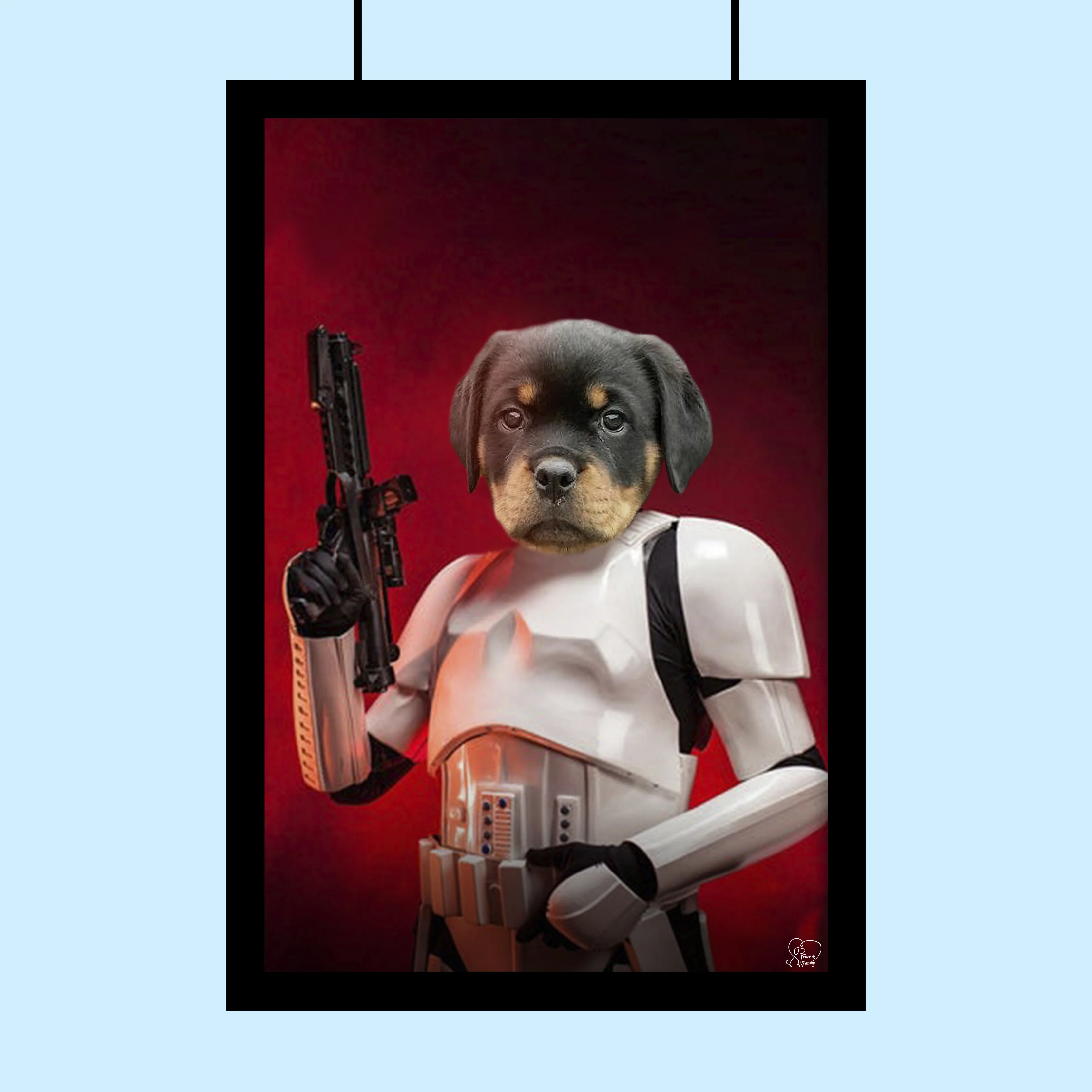 Stormtrooper Armor – Personalized Star Wars - Themed Pet Portrait
